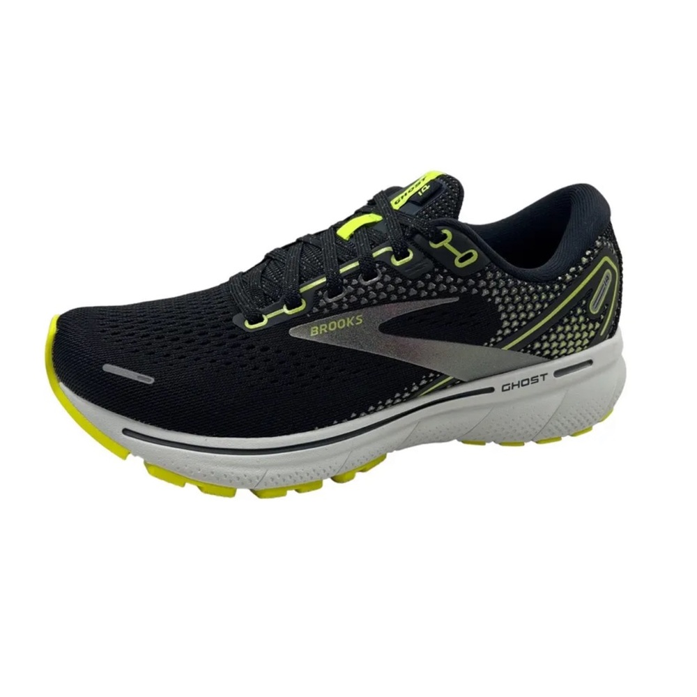 Brooks Ghost 14 Women 6.5 Running Shoes Black Nightlife Spa Blue Limited Edition